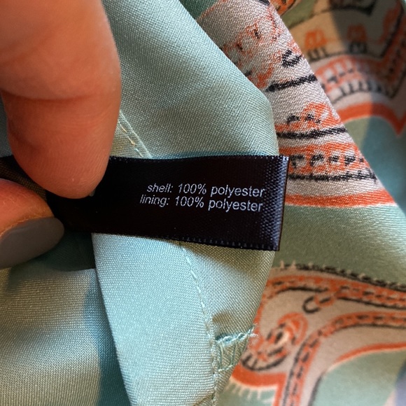 EUC Women’s Size 8 The Limited Dress in Mint and Coral, Sleeveless, Flowy - Picture 9 of 11